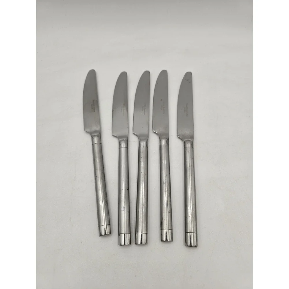 Lot Of 5 Hampton Silversmiths‎ Shangri-la Stainless Knives Shangrila Dots Knife